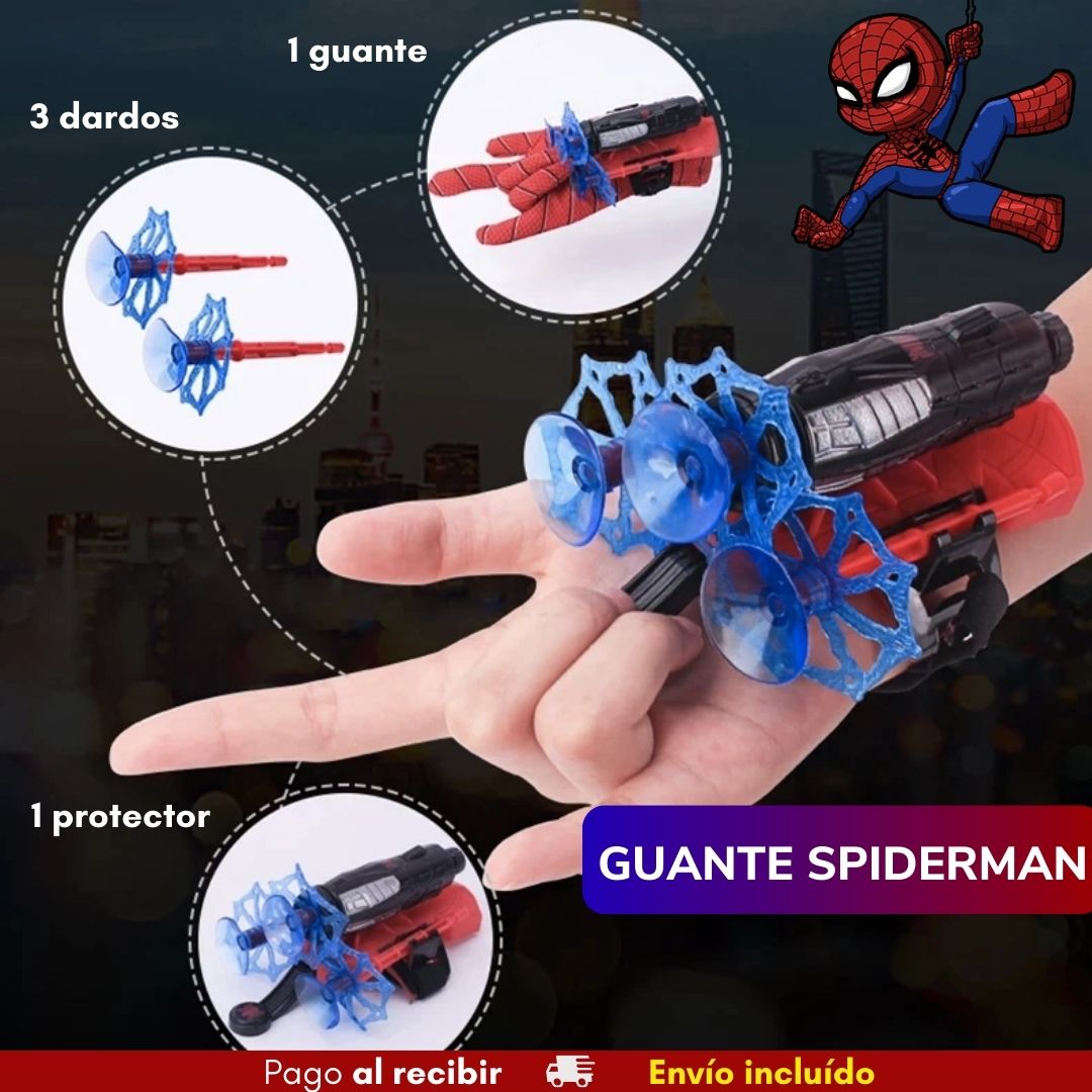Guante Spiderman Lanza Dardos – El regalo que hace realidad sus fantasías