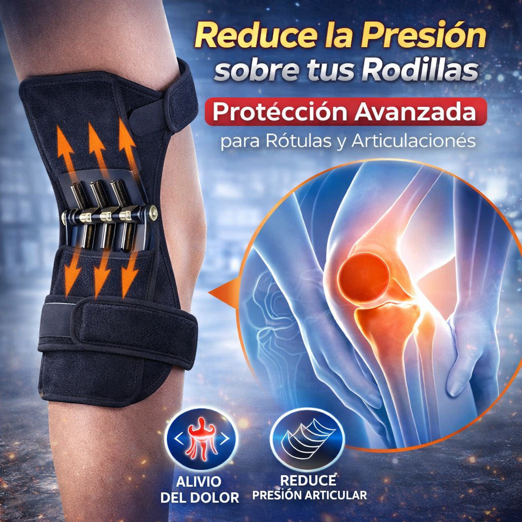 Rodilleras de Soporte 🦵⚙️ Más fuerza, menos dolor, mejor estabilidad 💪 + Envío gratis