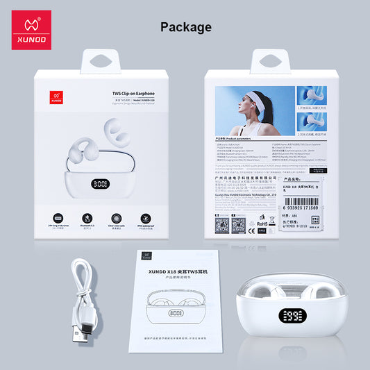 Audífonos Deportivos Inalámbricos F50 Clip-On Headset