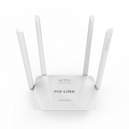 Router repetidor Extensor Pixlink de señal WiFi inalámbrico 4 antenas