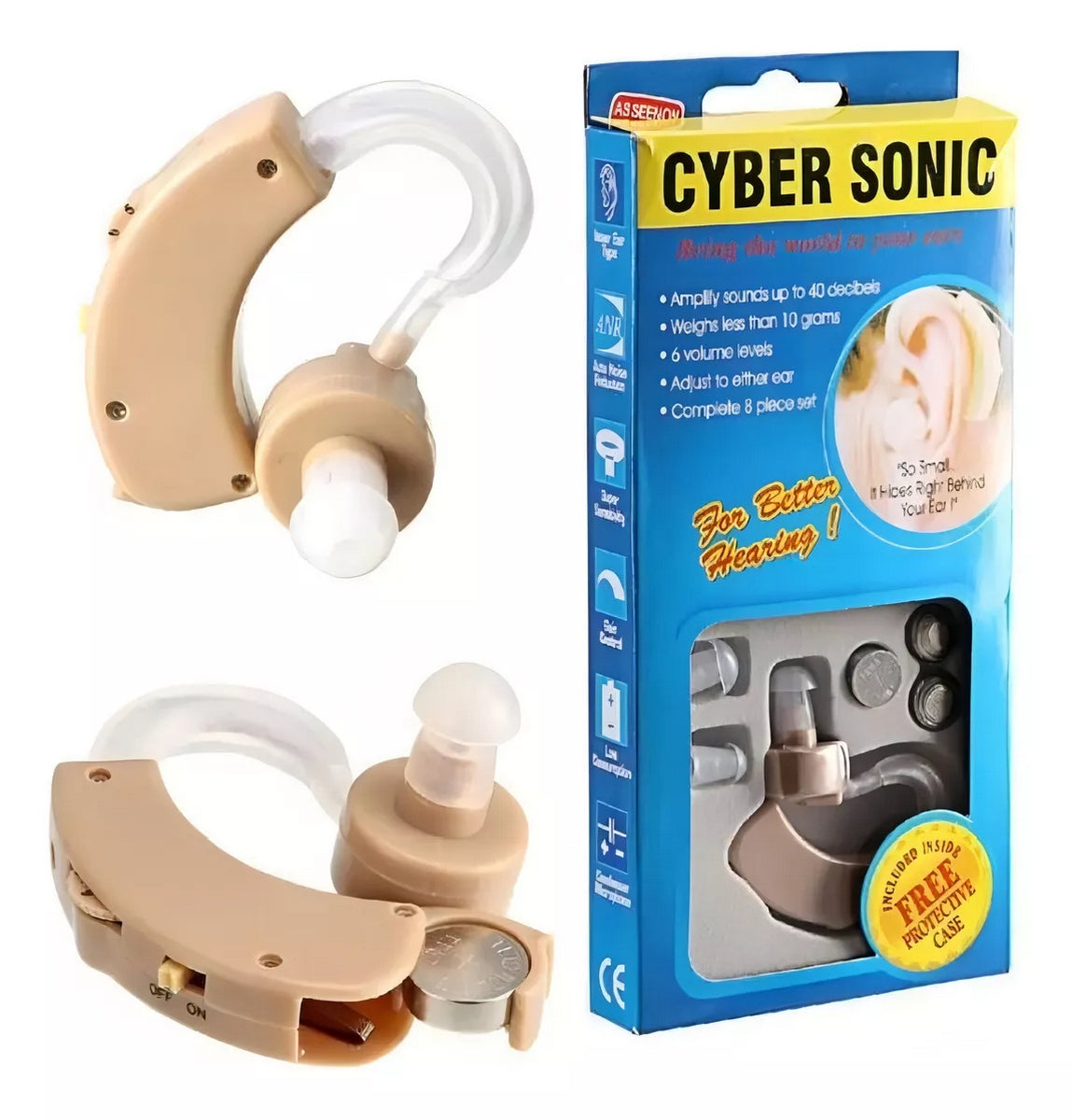 Amplifica X4 tu capacidad auditiva - AMPLIFICADOR CYBER SONIC