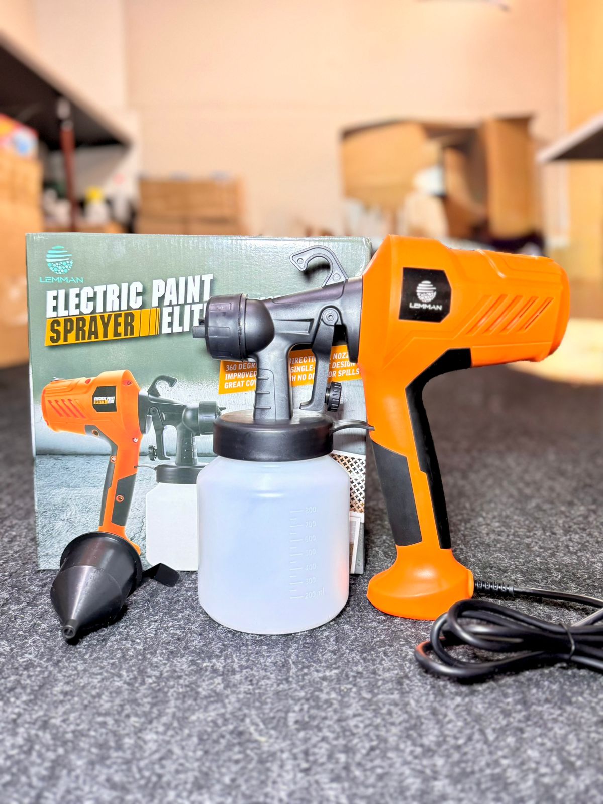 Pistola Pulverizadora Eléctrica para Pintura🎨✨ ¡Acabado Profesional!