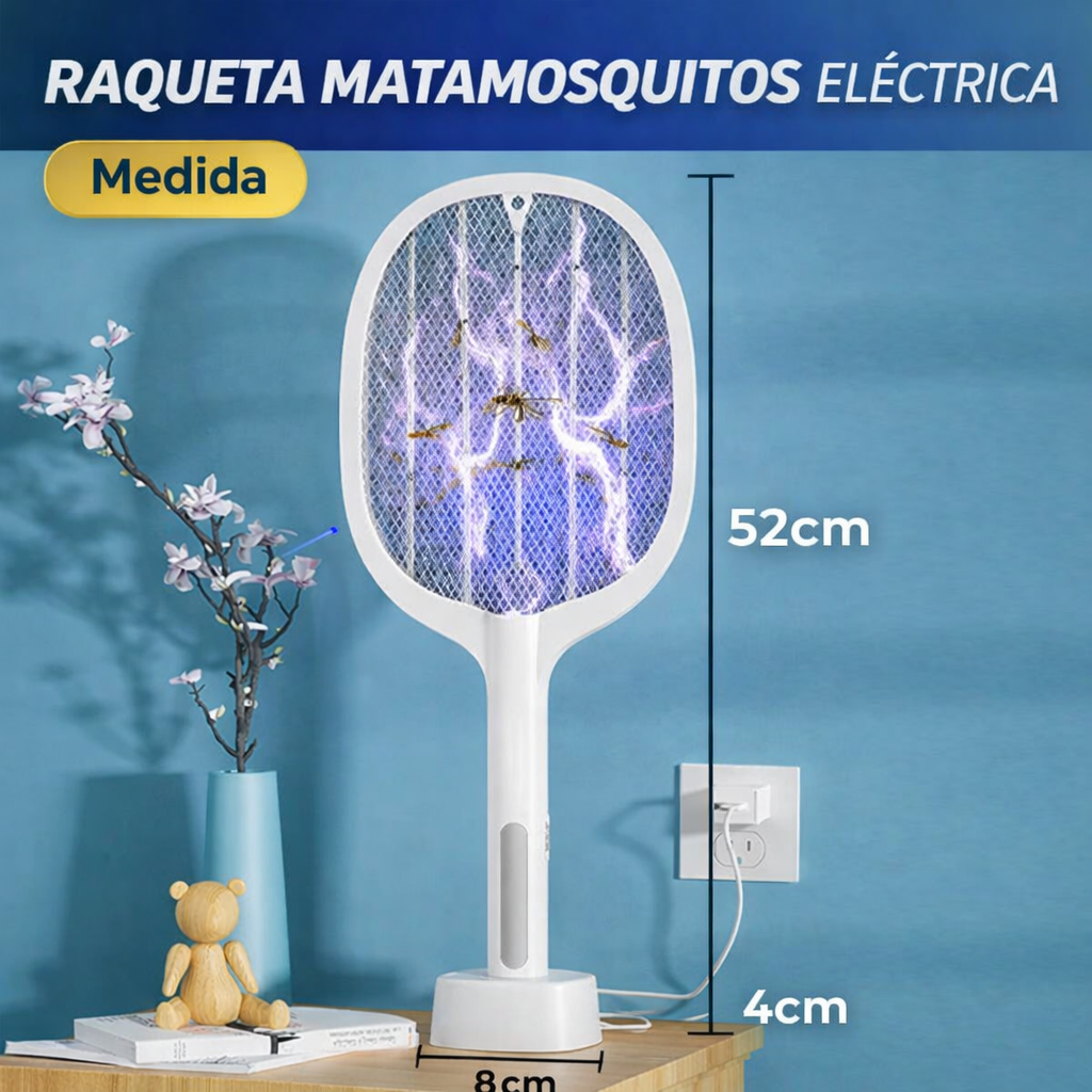 💪 Adiós Mosquitos Sin Químicos 🦟 ⚡ Raqueta Matamosquitos + Pago Contraentrega