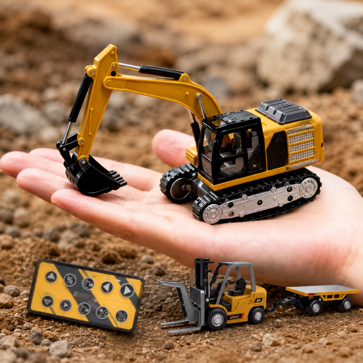 🚜 ¡La colección de vehículos de construcción más realista! ⭐ 📏 Escala Realista 1:64