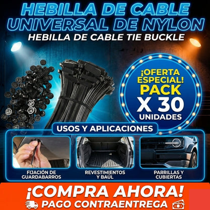 Clips Ultra Resistentes 🚗🔧 | Fijación segura 💪 Pack x 30 unidades