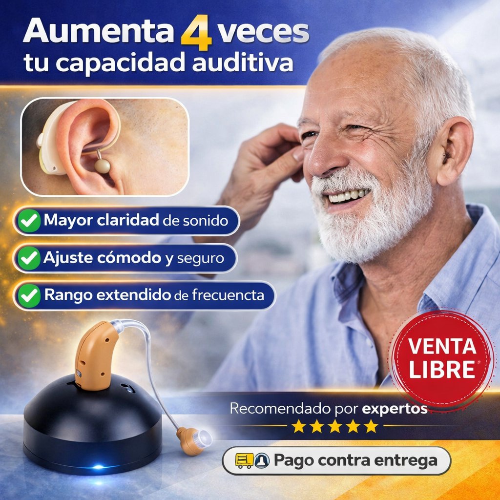 🎧✨ Audífono Recargable  – Escucha Claro, Vive Mejor