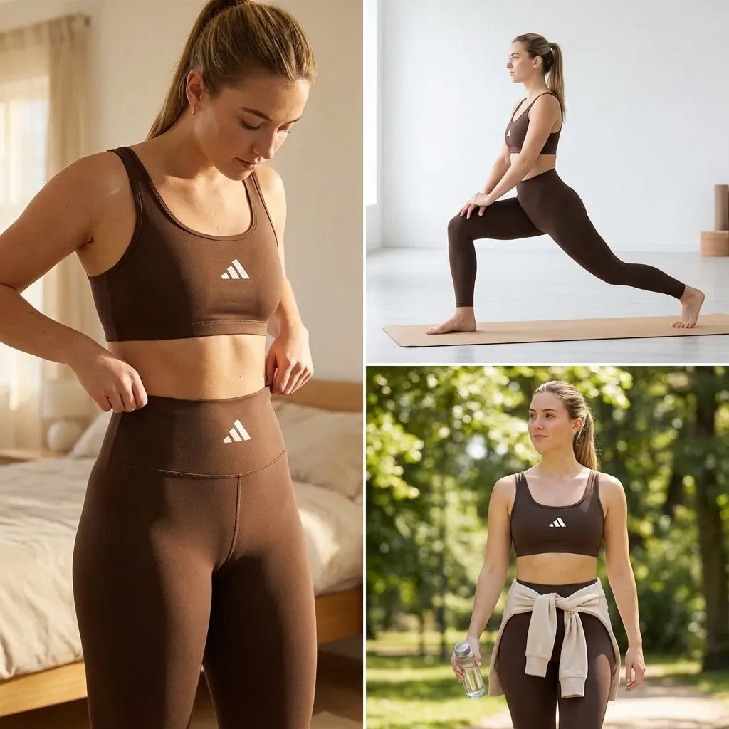 Conjunto Deportivo Elástico y Moldeador Adidas🌟